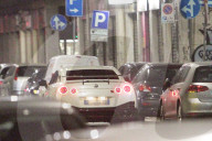 PEOPLE - Mario Balotelli nachts in Mailand unterwegs