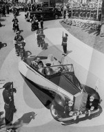 PEOPLE - Monaco Hochzeit Grace Kelly und Fürst Rainier (14.4.1956)