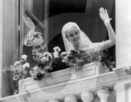 PEOPLE - Monaco Hochzeit Grace Kelly und Fürst Rainier (14.4.1956)