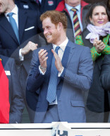 PEOPLE - Prinz Harry am Spiel England gegen Wales im Twickenham Stadion