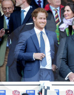 PEOPLE - Prinz Harry am Spiel England gegen Wales im Twickenham Stadion