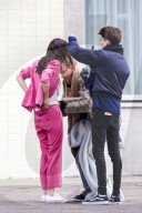 PEOPLE - Lena Meyer Landruth bei der Dreharbeit in Berlin