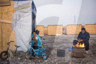 NEWS - Neue Flüchtlingsunterkünfte in Grande Synthe, Nordfrankreich