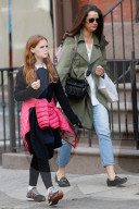 PEOPLE - Brooke Shields auf dem Schulweg mit ihren Kinder