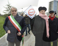 PEOPLE - Mailand: Dario Fo an der Garteneinweihung zu Ehren seiner Frau Franca Rame