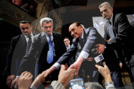 NEWS - Palermo: Silvio Berlusconi spricht für Forza Italia
