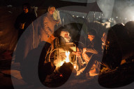 NEWS - Flüchtlinge in Idomeni protestieren gegen die Grenzschliessung von Mazedonien