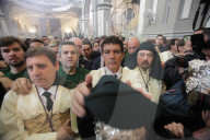 PEOPLE - Antonio Banderas an der Palmsonntag-Prozession in Malaga