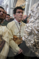 PEOPLE - Antonio Banderas an der Palmsonntag-Prozession in Malaga