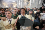 PEOPLE - Antonio Banderas an der Palmsonntag-Prozession in Malaga