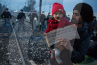 NEWS - Flüchtlinge an der griechisch-mazedonischen Grenze bei Idomeni