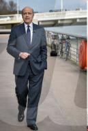 Bordeaux Alain Juppe walks on docks