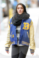Exclusive - Lourdes Leon Takes A Taxi To School In NYC