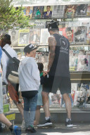 PEOPLE - Die Familie Beckham auf dem Weg ins Fitness