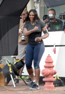 PEOPLE - Serena Williams dreht einen Werbespot in Miami