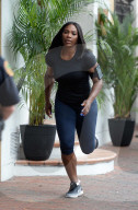 PEOPLE - Serena Williams dreht einen Werbespot in Miami
