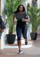PEOPLE - Serena Williams dreht einen Werbespot in Miami