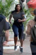 PEOPLE - Serena Williams dreht einen Werbespot in Miami