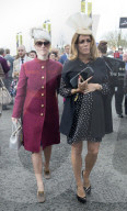 PEOPLE - Zara Philips und Mike Tindall verfolgen gespannt das Pferderennen