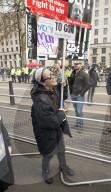 PEOPLE - Lily Allen protestiert gegen David Cameron in London
