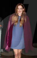 Riley Keough poses outside of 'Good Morning America'