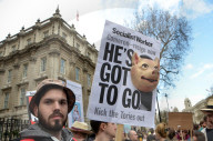 NEWS - Panama Papers: Protest in London gegen David Cameron