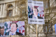 NEWS - Panama Papers: Protest in London gegen David Cameron