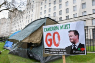 NEWS - Panama Papers: Protest in London gegen David Cameron