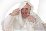 NEWS - Windige Sache: Papst bei seiner JubilÃ¤umsrede