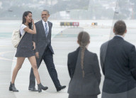 PEOPLE - Stolzer Vater: Barak Obama wird von seiner Tochter Malia begleitet