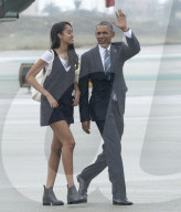 PEOPLE - Stolzer Vater: Barak Obama wird von seiner Tochter Malia begleitet