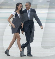 PEOPLE - Stolzer Vater: Barak Obama wird von seiner Tochter Malia begleitet