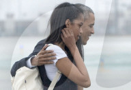 PEOPLE - Stolzer Vater: Barak Obama wird von seiner Tochter Malia begleitet