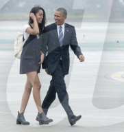 PEOPLE - Stolzer Vater: Barak Obama wird von seiner Tochter Malia begleitet