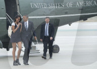 PEOPLE - Stolzer Vater: Barak Obama wird von seiner Tochter Malia begleitet