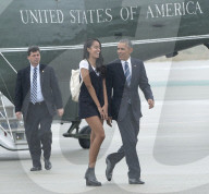 PEOPLE - Stolzer Vater: Barak Obama wird von seiner Tochter Malia begleitet