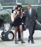 PEOPLE - Stolzer Vater: Barak Obama wird von seiner Tochter Malia begleitet