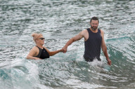 EXKLUSIV - Hugh Jackman und Deborra-Lee Furness am Beach von St. Barts