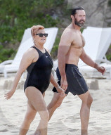 EXKLUSIV - Hugh Jackman und Deborra-Lee Furness am Beach von St. Barts
