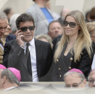 PEOPLE - Antonio Banderas und Nicole Kimpel in Rom