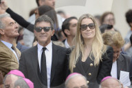PEOPLE - Antonio Banderas und Nicole Kimpel in Rom