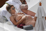 EXKLUSIV - Schwangere Audrina Patridge lässt die Seele am Pool hängen