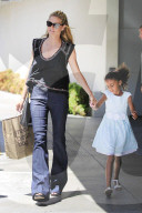 PEOPLE - Heidi Klum und Klein Lou beim shoppen im Bloomingdales