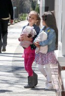 PEOPLE - Bethenny Frankel mit Klein Brynn in New York unterwegs