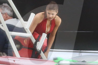 PEOPLE - Dwayne Johnson auf dem Set zu Baywatch