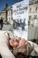 NEWS - PETA Demonstartion gegen Tierversuche in London