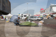 NEWS - Griechenland: Flüchtlinge campieren in Piraeus 