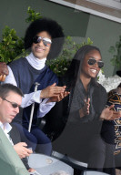 PEOPLE - Prince beim Tennismatch in Roland Garros (2014)