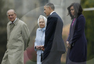 NEWS - London: Obamas zu Besuch bei der Queen