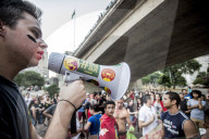 NEWS - Sao Paulo: Demo gegen die Absetzung von Dilma Rousseff